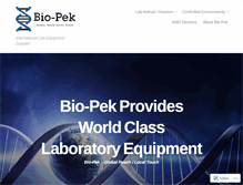 Tablet Screenshot of biopek.com